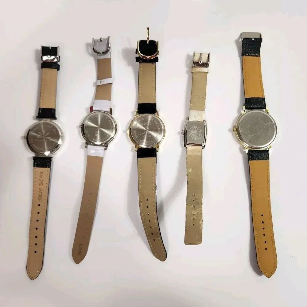 Vintage Men/Women Watch Lot Of 5 Watches Japan & Singapore, Not Tested